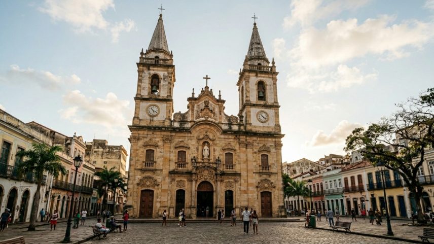 Igreja barroca de Recife tem torre de 50 m, a mais alta do Brasil colonial
