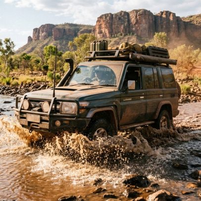 Rota de 660 km na Kimberley exige veículos com tração nas quatro rodas