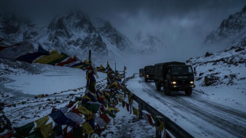 Rota de alta montanha que atravessa o Himalaia a quatro mil cento e setenta metros de altitude – Créditos: depositphotos.com / mubarakkhan