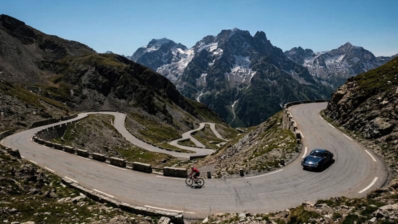Rota francesa pelos Alpes 720 km, 17 passes e picos acima de 2.800 m