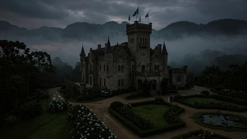 Mansão histórica inspirada em castelos renascentistas construída na cidade de Petrópolis – Créditos: depositphotos.com / [email protected]