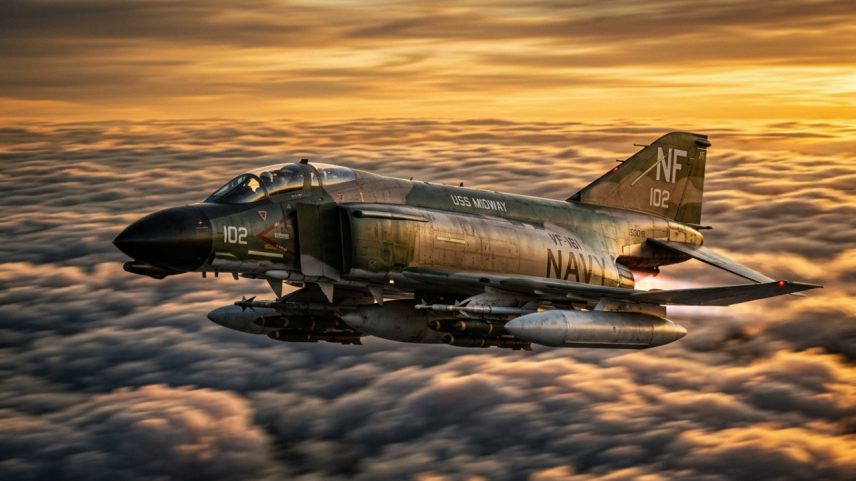 Caça americano lendário com 8 t de armamento e Mach 2,2 foi vetor multifunção