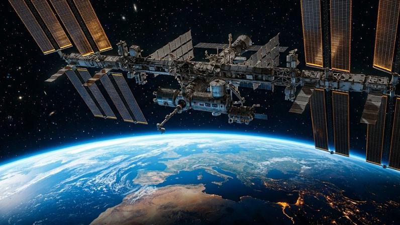 Laboratório orbital de grande porte que abriga tripulações internacionais há mais de duas décadas – Créditos: depositphotos.com / 3DSculptor