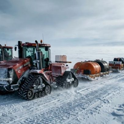 Rotas de suprimentos na Antártica: 1.600 km até o Polo Sul demandam semanas