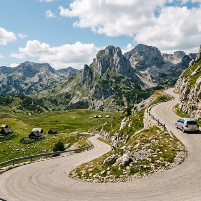 Durmitor Ring: estrada de 76 km nos Bálcãs, sinuosa e cênica em Montenegro