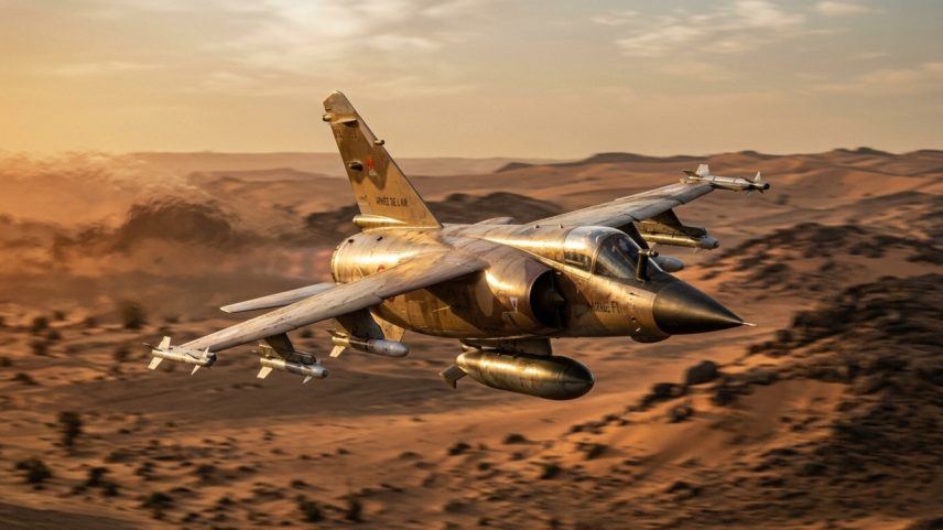 Mirage F1 francês, interceptor icônico, operou em conflitos ao redor do mundo