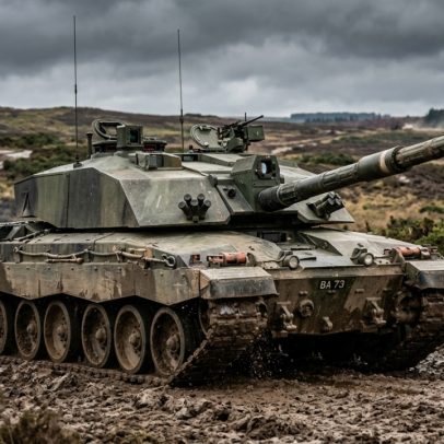 Tanque britânico resiste a 70 disparos de mísseis no Iraque e retorna à base