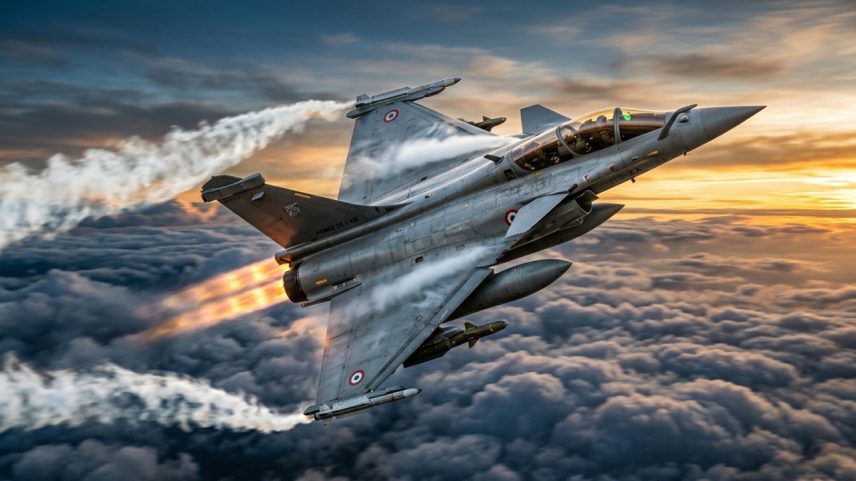 Caça supersônico francês equipado com radar avançado e capacidade omnirole de combate – Créditos: depositphotos.com / adameq2