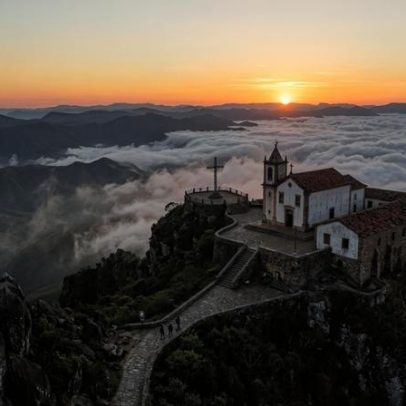 Santuário a 1.746 m sobre o Pico da Piedade oferece visão panorâmica de BH