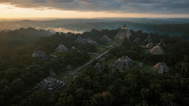 Cientistas usam laser e identificam mais de 60 mil estruturas maias sob floresta