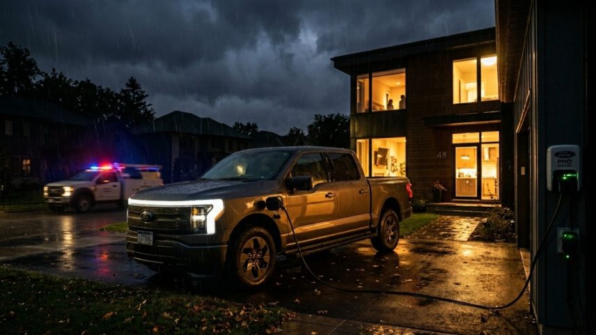 O revolucionário sistema da F-150 Lightning que usa a bateria da picape elétrica para alimentar uma casa inteira durante apagões