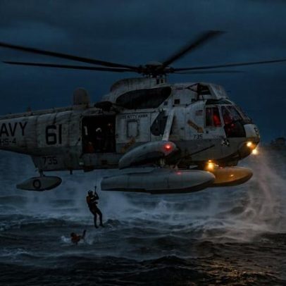 Hélicóptero anfíbio SH-3 Sea King revolucionou a guerra antisubmarina desde 1959