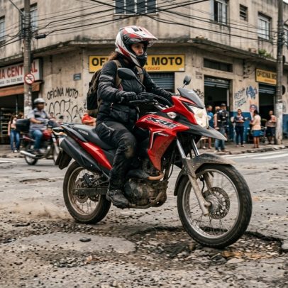 Honda de visual aventureiro com motor de 190 cc é opção para asfalto ruim