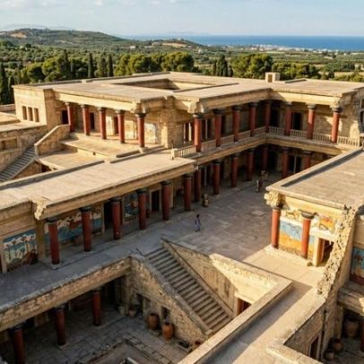 Palácio minoico ligado ao labirinto revela civilização marítima antes da Grécia