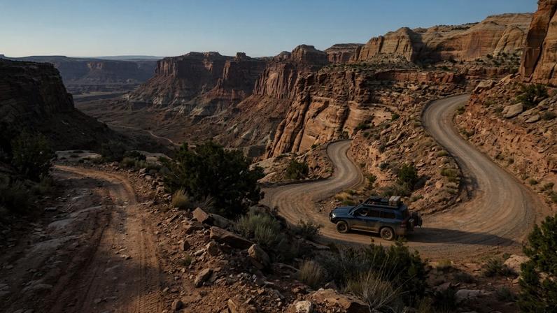 Rodovia de 107 km liga asfalto e terra pelo Capitol Reef, trajeto cênico