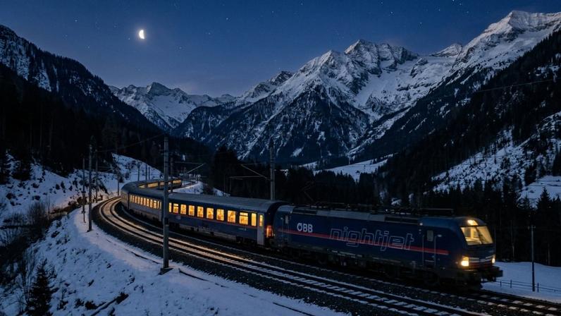 O trem noturno austríaco que te leva de Viena a Roma dormindo e ainda custa menos que hotel e passagem separados