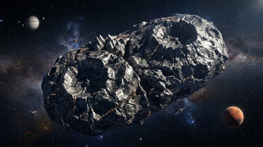 Asteroide Psyche revela pistas sobre a formação do núcleo da Terra