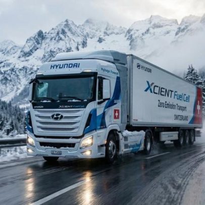 Hidrogênio Hyundai XCIENT percorre 8 milhões de km na Suíça sem diesel