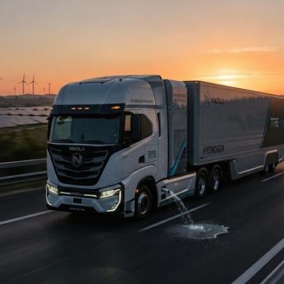 Nikola Tre FCEV movido a hidrogênio tem 800 km de autonomia e vapor d'água