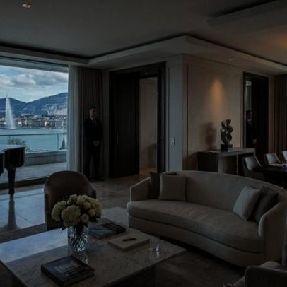 Gastam US$ 80 mil por diária na suíte Royal Penthouse em Genebra