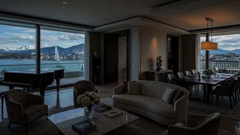 Gastam US$ 80 mil por diária na suíte Royal Penthouse em Genebra