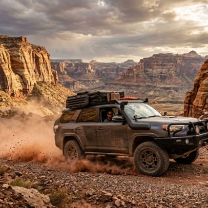 Cottonwood Canyon, Utah: 75 km de cascalho e argila exigem suspensão alta