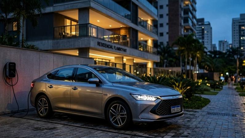 Sedã BYD King utiliza sistema Super Híbrido DM-i para alcançar alta eficiência energética