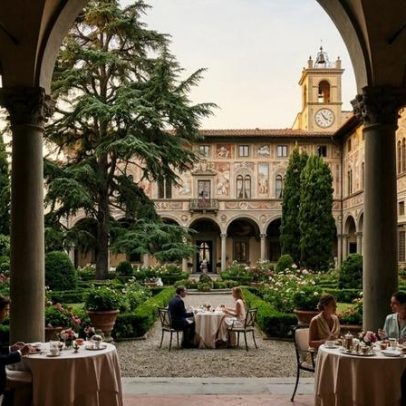 Jardim renascentista de Florença abriga afrescos e opera como hotel exclusivo