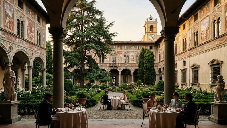 Jardim renascentista de Florença abriga afrescos e opera como hotel exclusivo