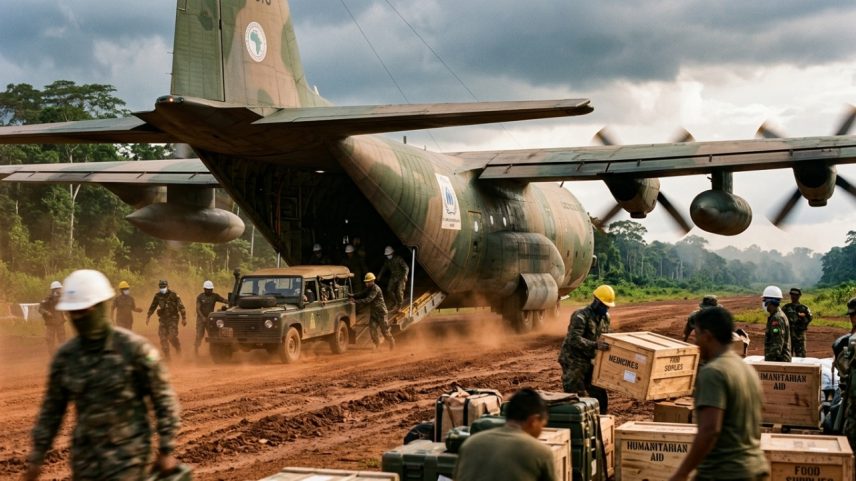 C-130 Hercules carrega 20 t a 590 km/h, base de resgate mundial desde 1954