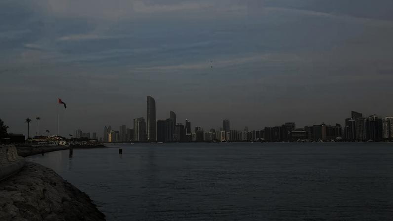 O horizonte de Abu Dhabi