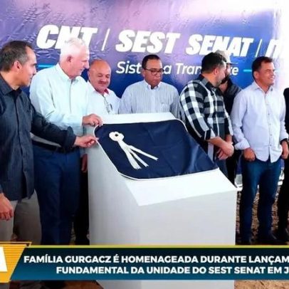 Assis Gurgacz é patrono da unidade do SEST SENAT em Ji-Paraná
