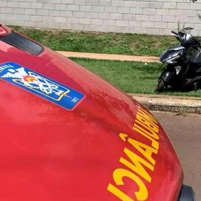Motociclista fica ferido em acidente entre duas motos no bairro Esmeralda