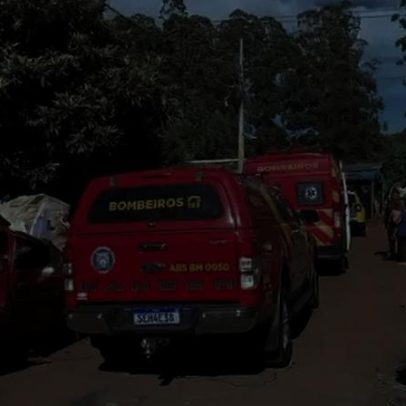 Homem baleado recebe atendimento do Siate no Jardim Melissa