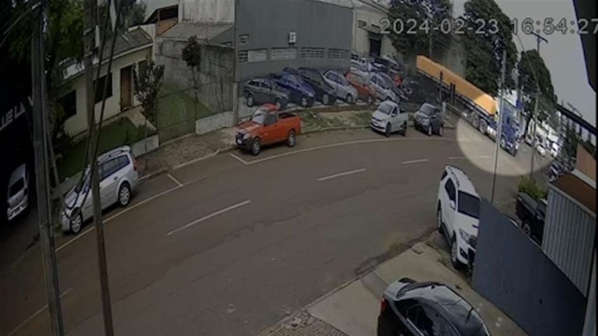 Imagem do acidente