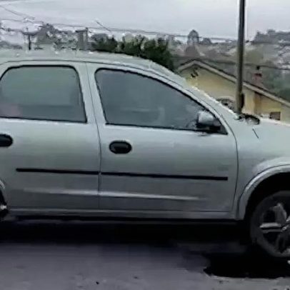 Pneu estoura ao passar por buraco na BR-277; vídeo