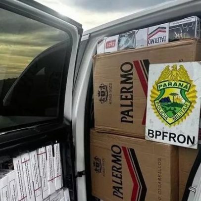 Homem é preso com mais de 2 mil pacotes de cigarros contrabandeados no Paraná