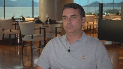 Flávio Bolsonaro em entrevista à CNN