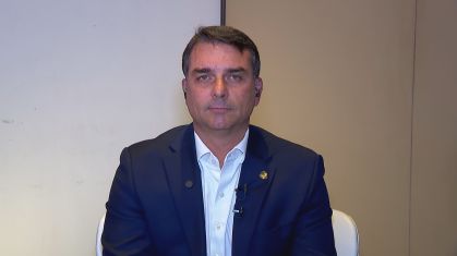 O senador e pré-candidato, Flávio Bolsonaro