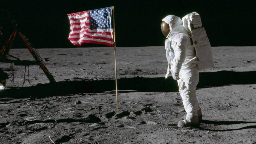 Primeiro home a pisar na Lua. *(./Nasa)*