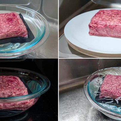 A melhor forma de descongelar carne moída, segundo nossos testes