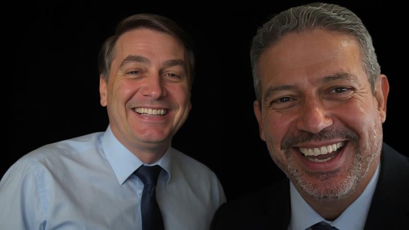 O então presidente Jair Bolsonaro e o deputado federal Arthur Lira (PP-AL)
