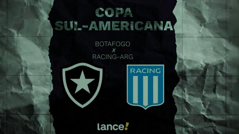 Botafogo e Racing-ARG se enfrentam pela Copa Sul-Americana (Arte: Lance!)