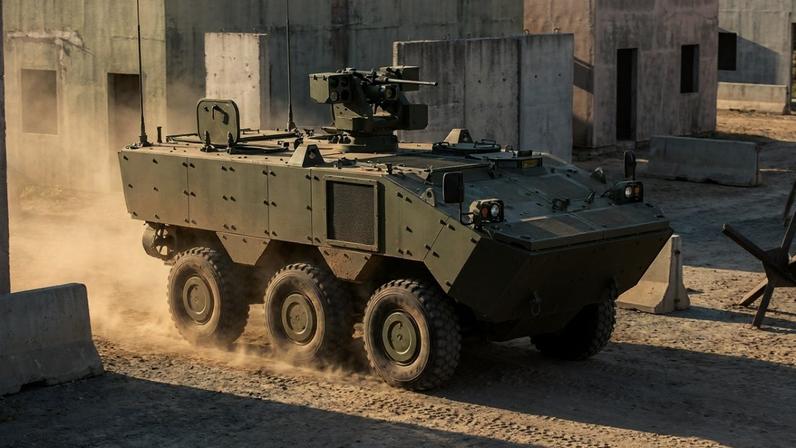 O VBCC Guarani é um Veículo Blindado de Combate sobre Rodas desenvolvido pelo Exército Brasileiro em parceria com a Iveco e a Elbit