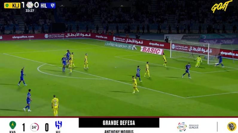 Al Khaleej - Al Hilal 1 - 1 | DEFESA DO GOLEIRO - Anthony Morris