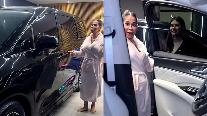 Maíra Cardi comprou um carro que, segundo ela, é 'único no Brasil'