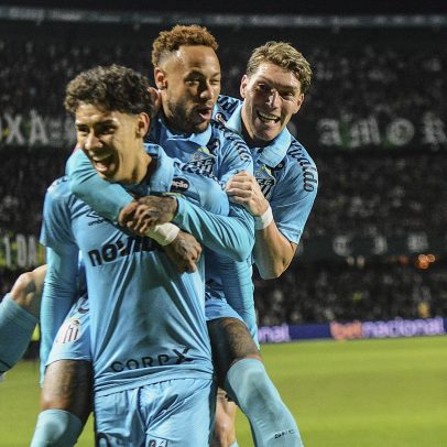 Santos vence o Coritiba com Neymar discreto e avança na Copa do Brasil