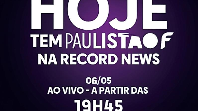 Reprodução canal do Youtube Record News