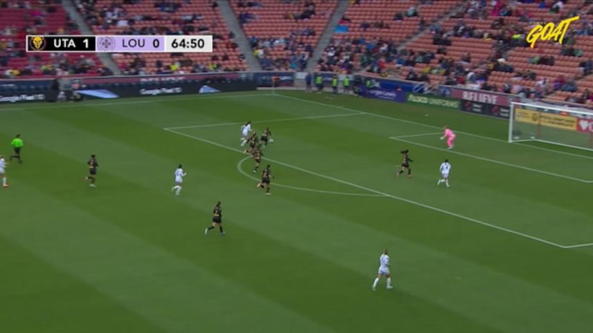 Utah Royals (W) - Rac. Louisville (W) 1 - 0 | DEFESA DO GOLEIRO - Unknown canalgoatnwsl_1253574