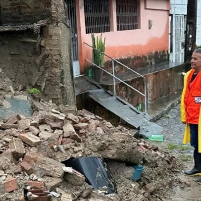 Quase 10 mil desalojados em temporais em Pernambuco